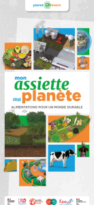 Mon assiette, ma planète - Alimentations pour un monde durable