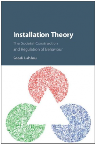 2018/ Conférence, Saadi Lahlou, « La théorie des installations : construction sociétale et régulation des comportements individuels »