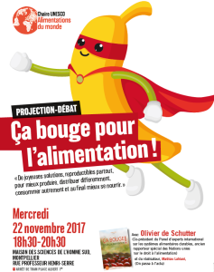 2017/ Projection-Débat « Ça bouge pour l’alimentation ! »