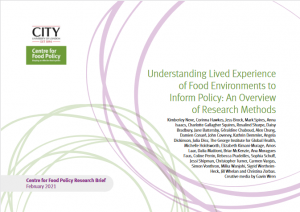 Understanding Lived Experience of Food Environments to Inform Policy : An Overview of Research Methods