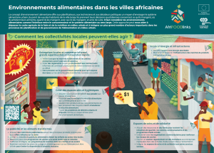 illustrtation article : Les environnements alimentaires dans les villes africaines