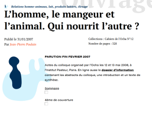 L’homme, le mangeur, l’animal : qui nourrit l’autre ?