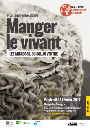 illustrtation rubrique : 2019/ Life abounds in food– microbes from the soil to our belly